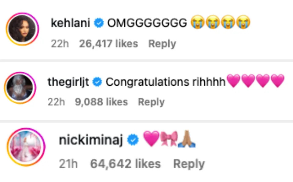 Comment by a verified user reading "OMG" with crying emojis, posted 22 hours ago, has 26,417 likes