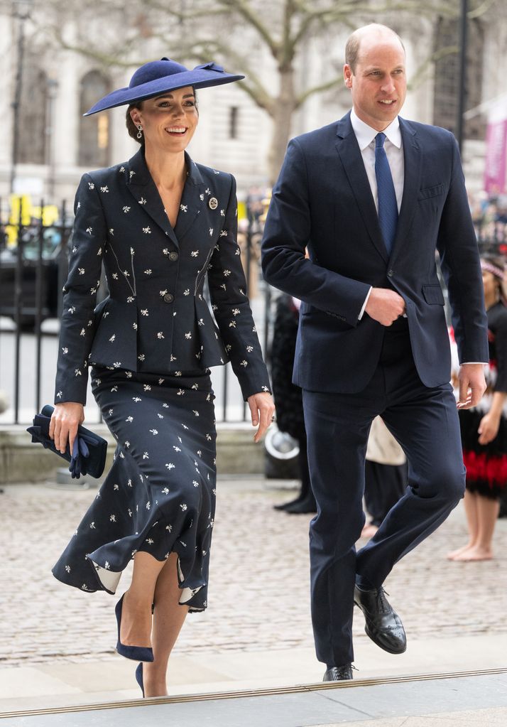 Prince and Princess of Wales at the 2023 Commonwealth Day Service at Westminster Abbey