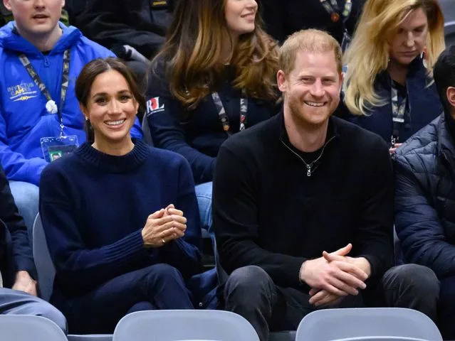 Getty Images Meghan Markle and Prince Harry on February 9, 2025.