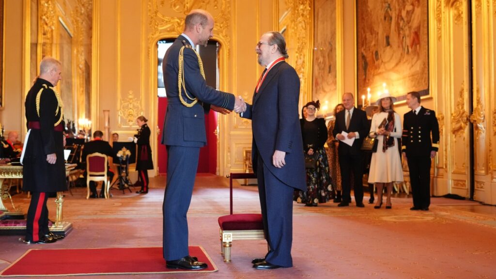 Arise, Sir Gary — but have a good wash, says Prince William - The Times