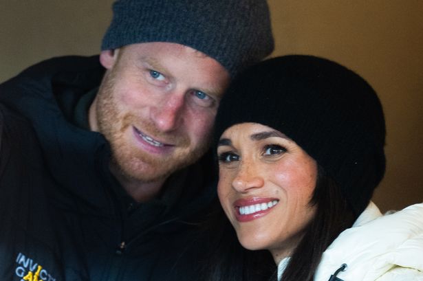 Harry and Meghan at the Whistler Welcoming Ceremony during day two of the 2025 Invictus Games