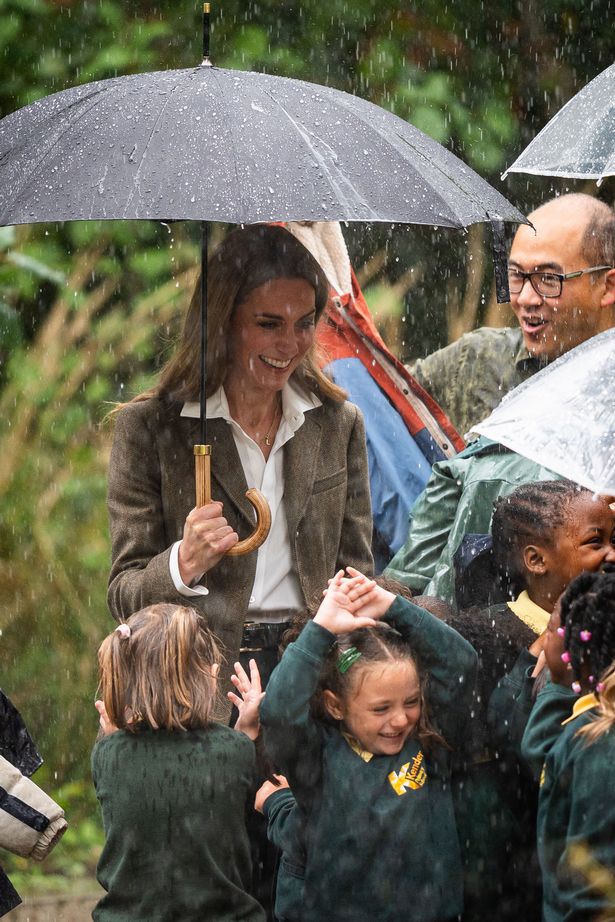 The Princess of Wales during their visit to the Natural History Museum