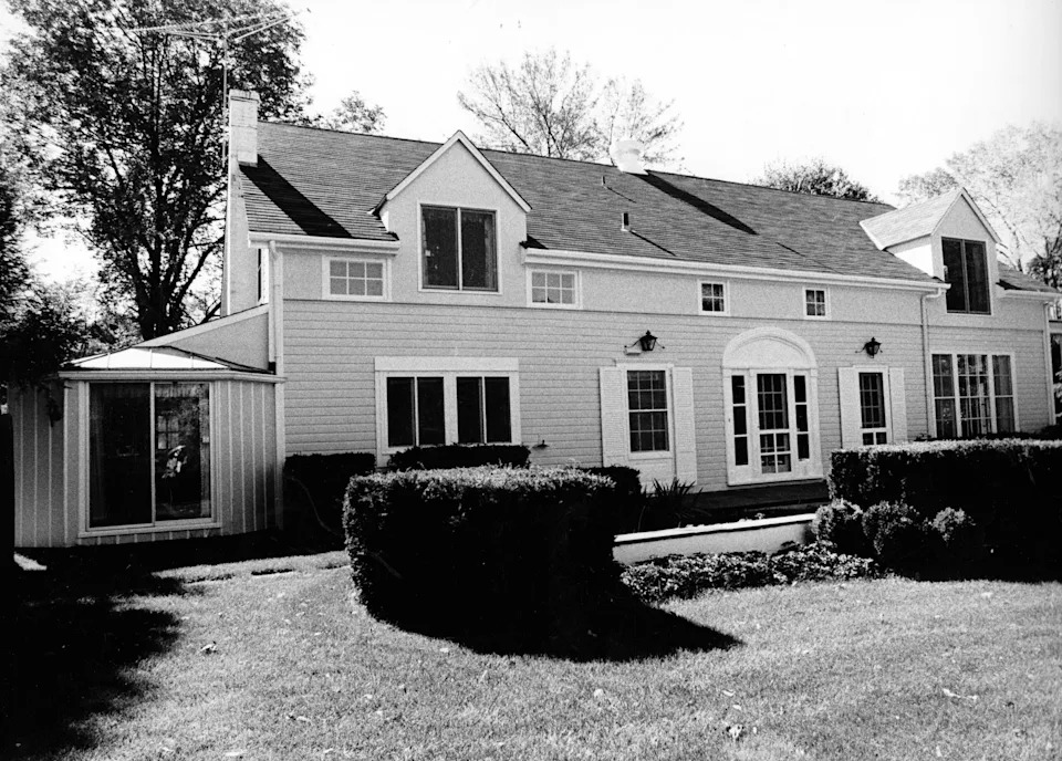Jackie Onassis' country home in Peapack, New Jersey.