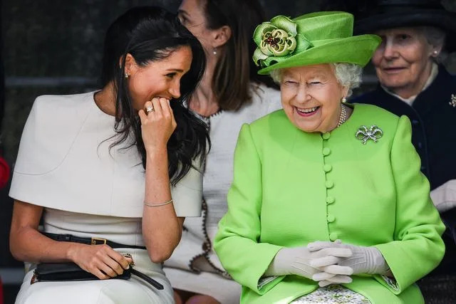 Getty Meghan Markle and Queen Elizabeth on June 14, 2018