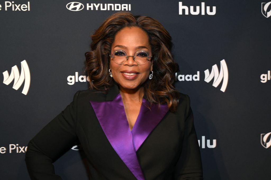 BEVERLY HILLS, CALIFORNIA - MARCH 14: Oprah Winfrey poses backstage during the 35th GLAAD Media Awards - Los Angeles at The Beverly Hilton on March 14, 2024 in Beverly Hills, California.  (Photo by Michael Kovac/Getty Images for GLAAD )