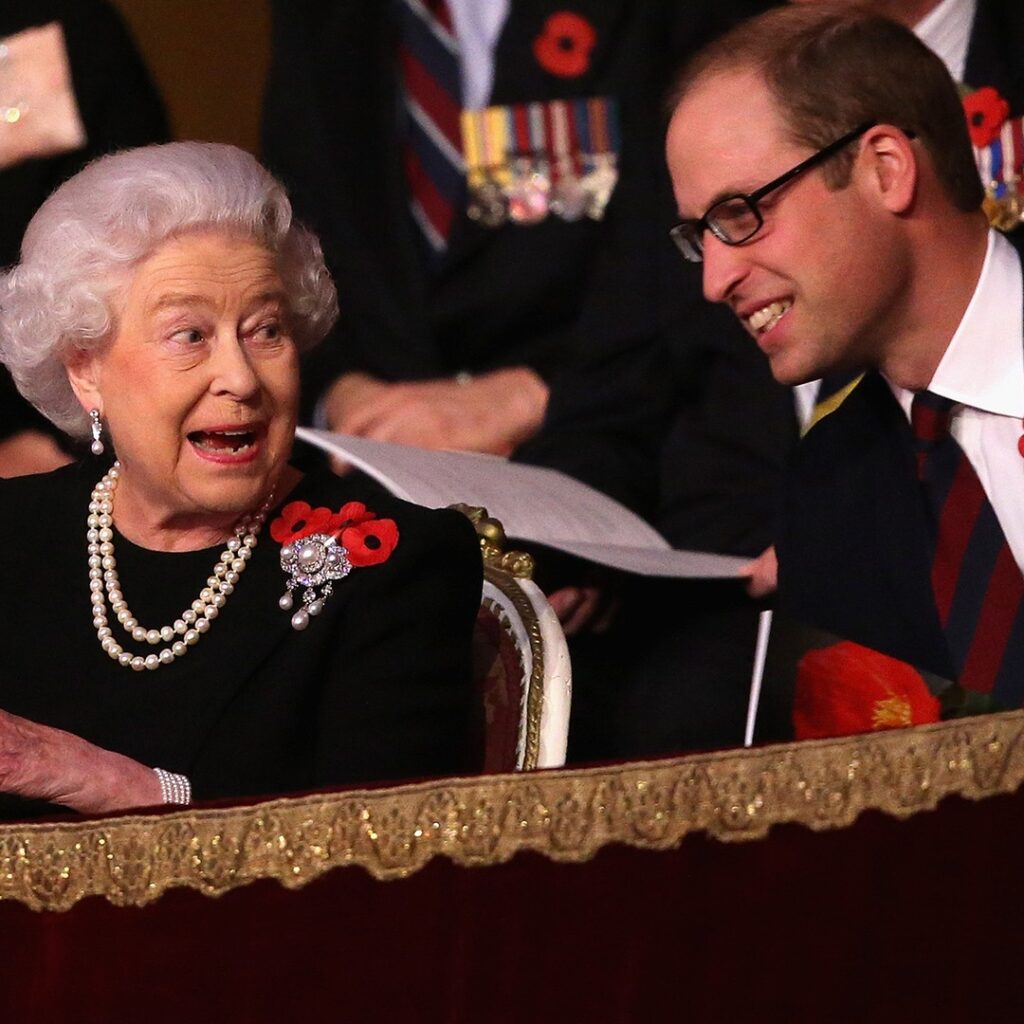 Prince William on Queen Elizabeth II Bond Prince William on Queen Elizabeth II Bond