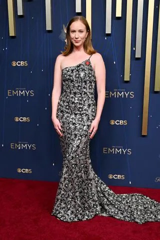 Getty Hannah Einbinder on the Emmys red carpet 2025