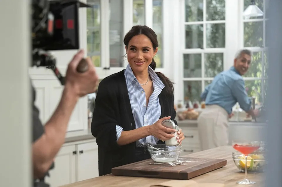 Critics compared the “runny” jam to Markle’s. Jake Rosenberg/Netflix