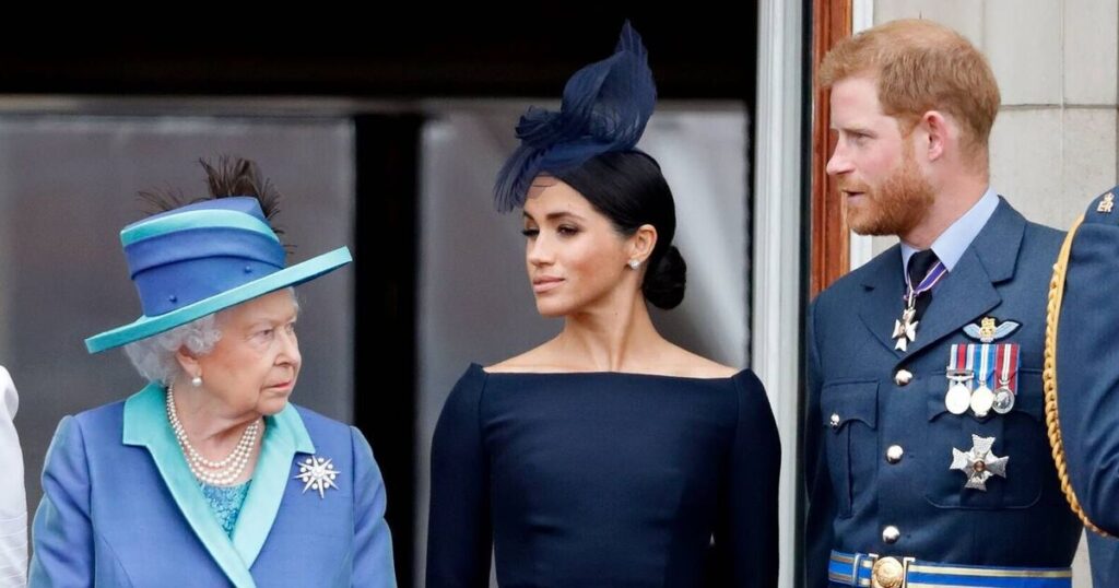 'Exhausted' Queen's poignant six-word reply to Harry and Meghan when they quit - Celebrity News - Entertainment