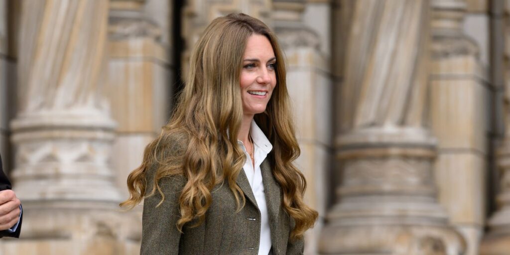 Kate Middleton Is Ready for Autumn in Tweed Ralph Lauren Blazer