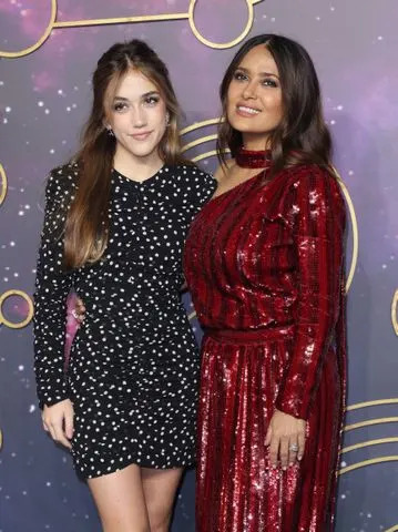 Getty Images Salma Hayek with her daughter Valentina Pinault at the premiere of 'Eternals' in 2021.