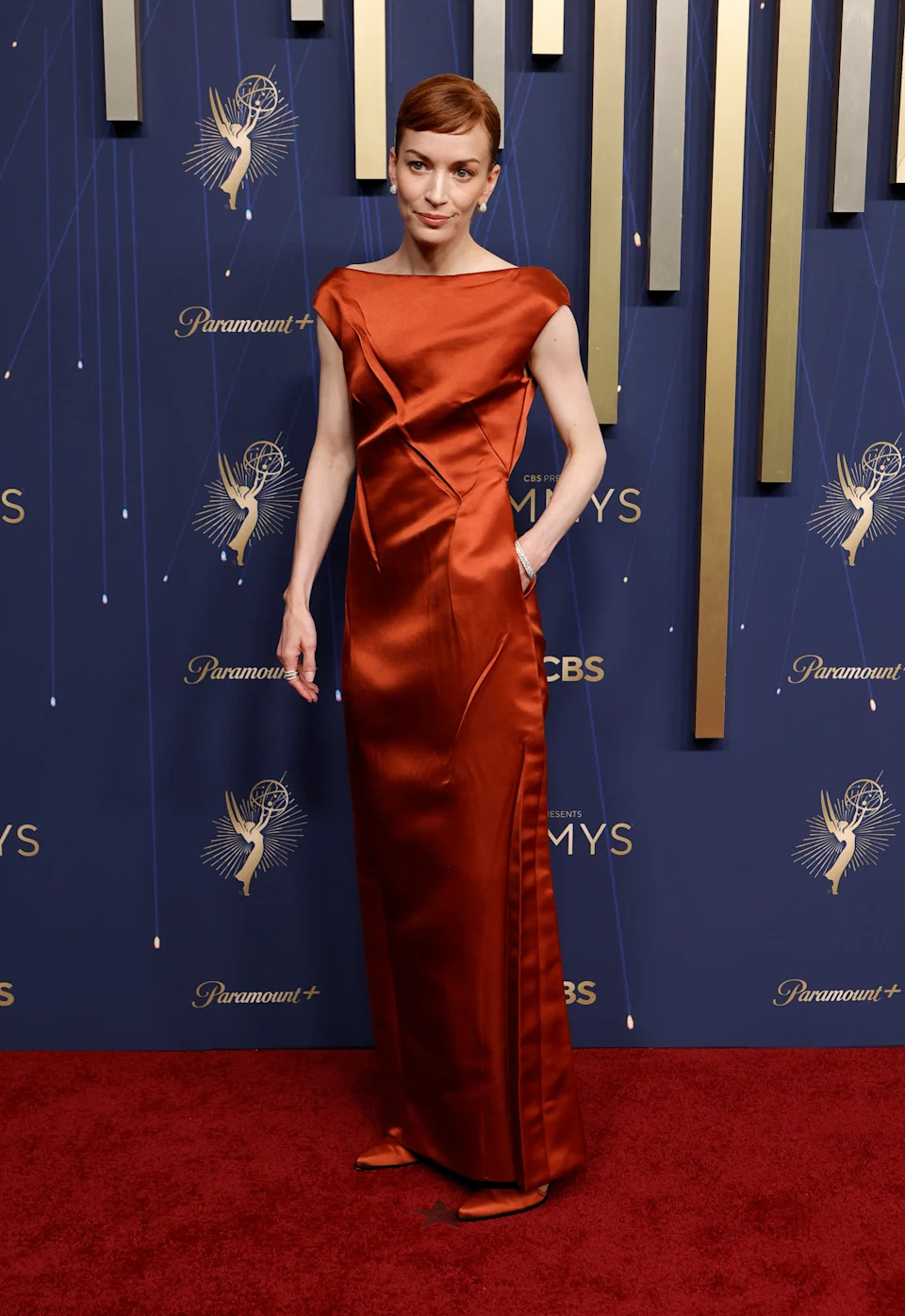 Britt Lower attends the 77th Primetime Emmy Awards. (Frazer Harrison/Getty Images)