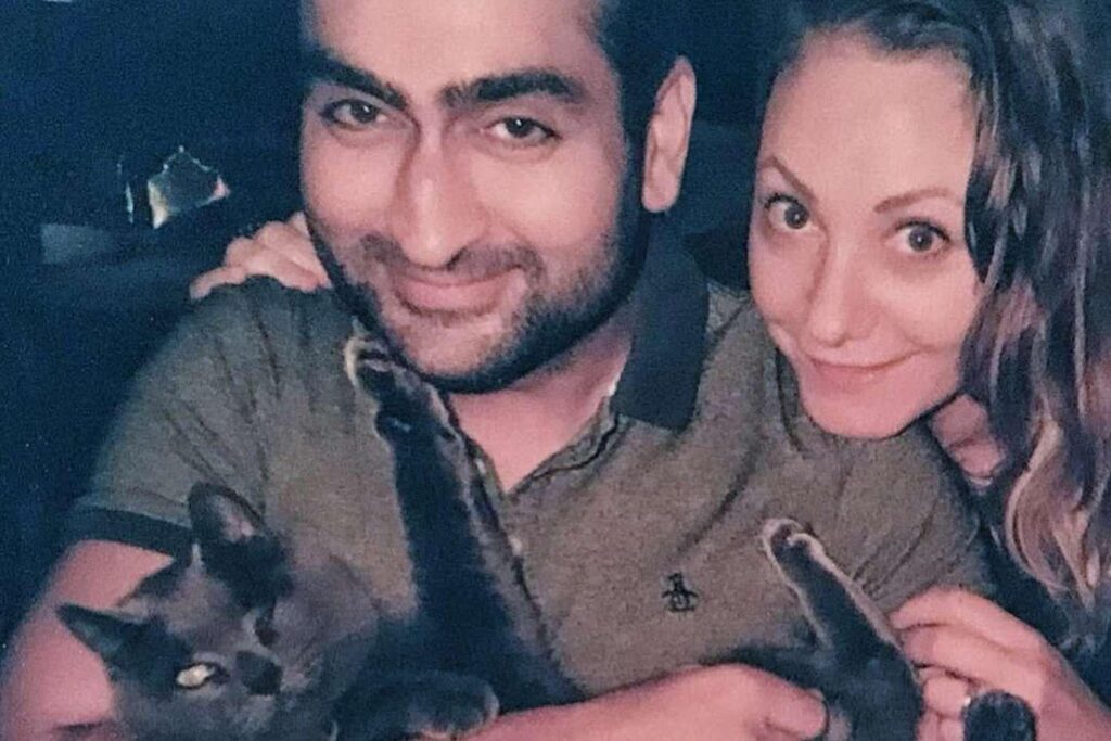 Kumail Nanjiani and Wife Emily Gordon Mourn Their Cat Bagel: ‘Our Tiny Perfect Angel’