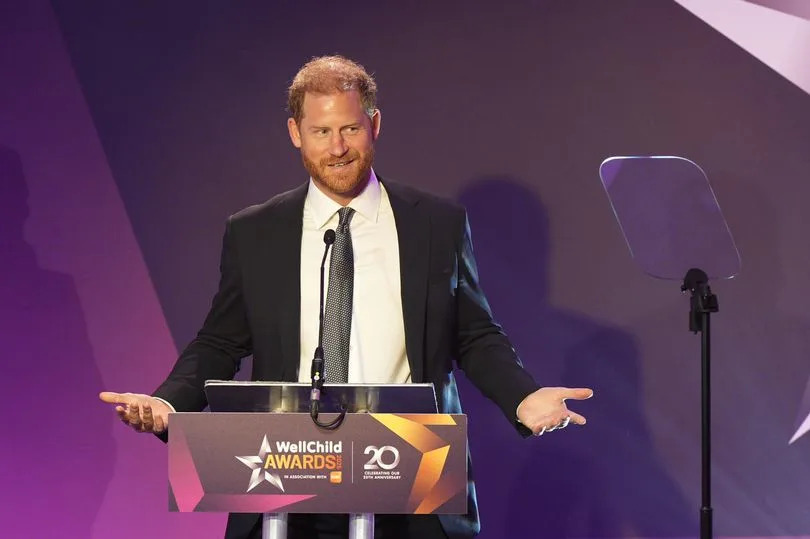 Harry at well child awards 2025