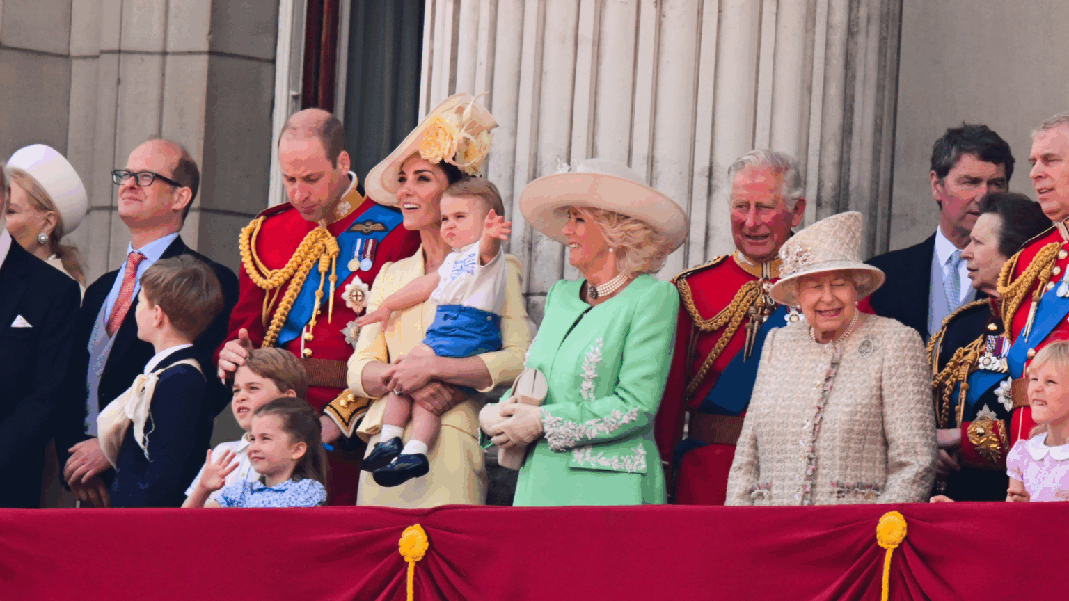 This “Very Conservative” Royal Couple Is Secretly Separated But Will Likely “Never” Divorce Members of the royal family on the balcony at Buckingham Palace including Queen Elizabeth, Prince William and Princess Kate, King Charles