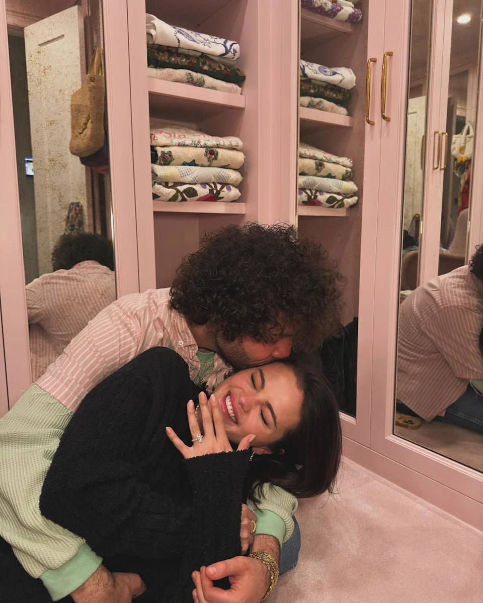 The couple got engaged in December 2024 after a year of dating. @selenagomez/Instagram