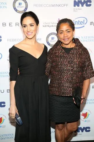 Getty Meghan Markle and Doria Ragland