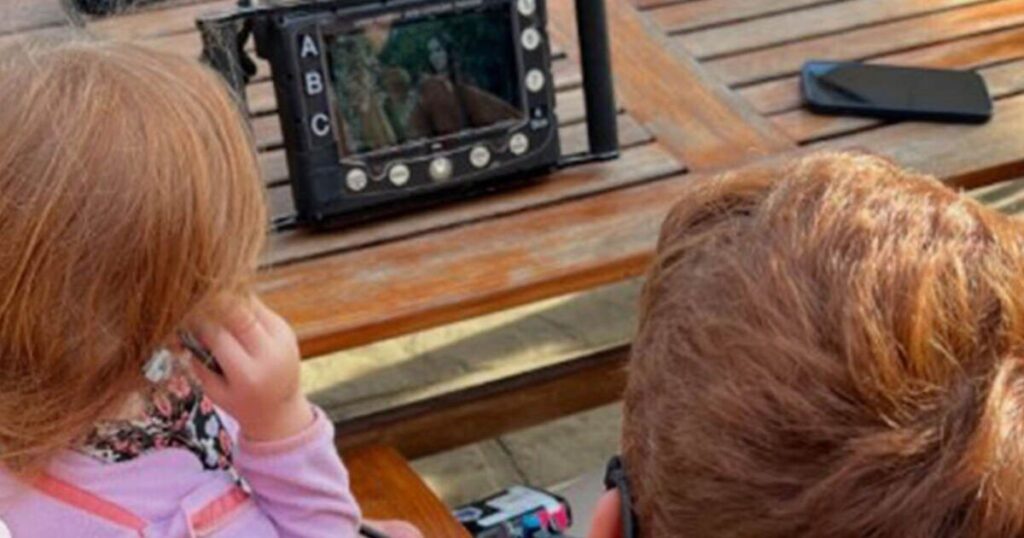 Prince Archie and Princess Lilibet in adorable new snaps as they help mum Meghan on set | Royal | News