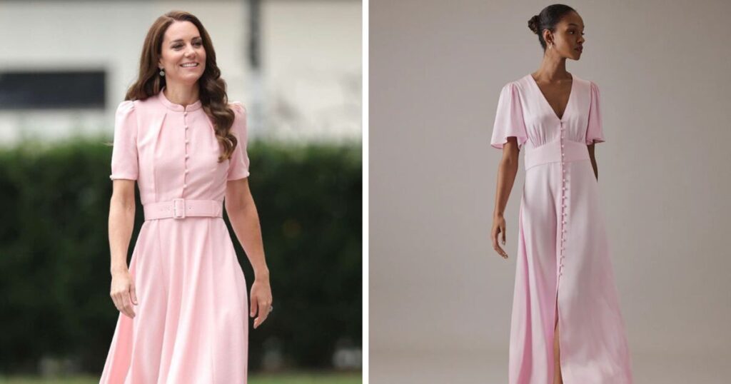 Channel Princess Kate’s pretty pink dress from Nobody’s Child for £59 | Royal | News