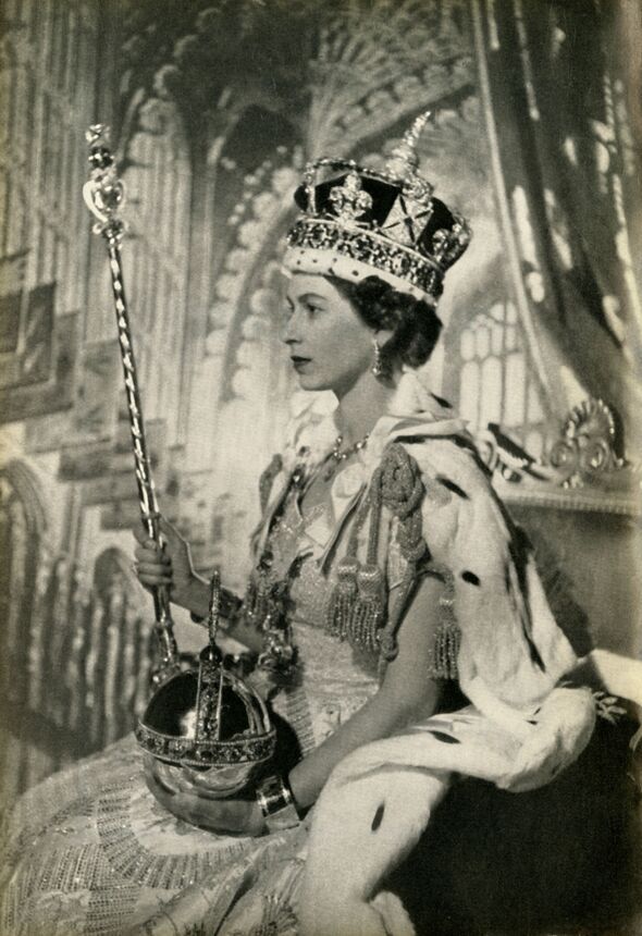Queen Elizabeth II With Crown