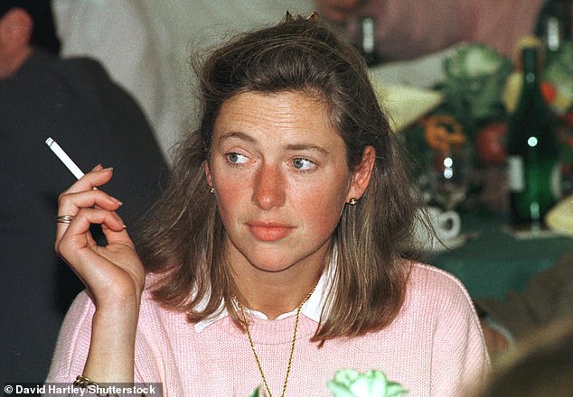 Diana was suspicious of how much time the nanny spent with Prince Charles and her sons and disliked her habit of smoking around them. Tiggy is pictured in 1998