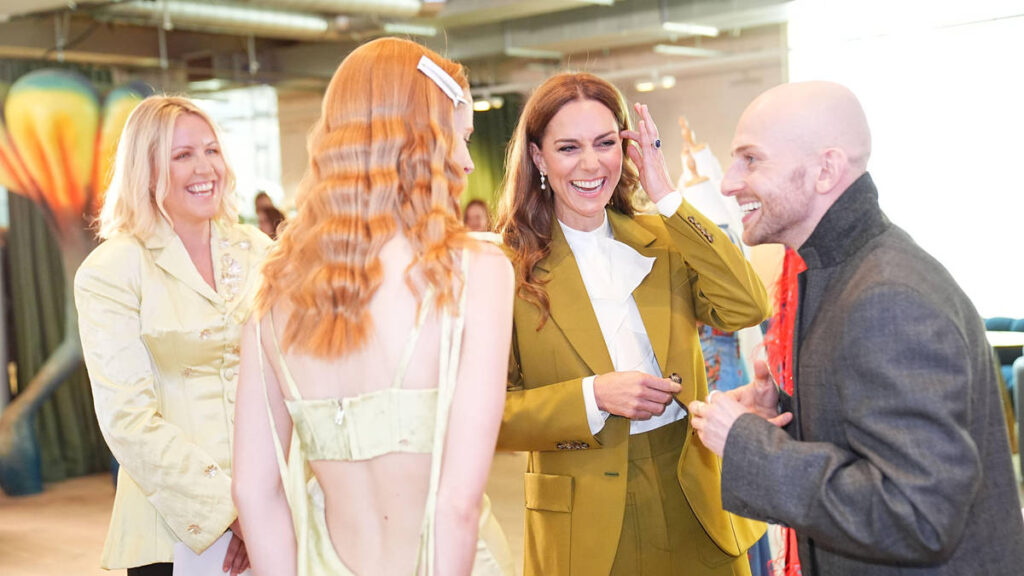 Princess of Wales-approved designer turns scraps into sustainable showstoppers