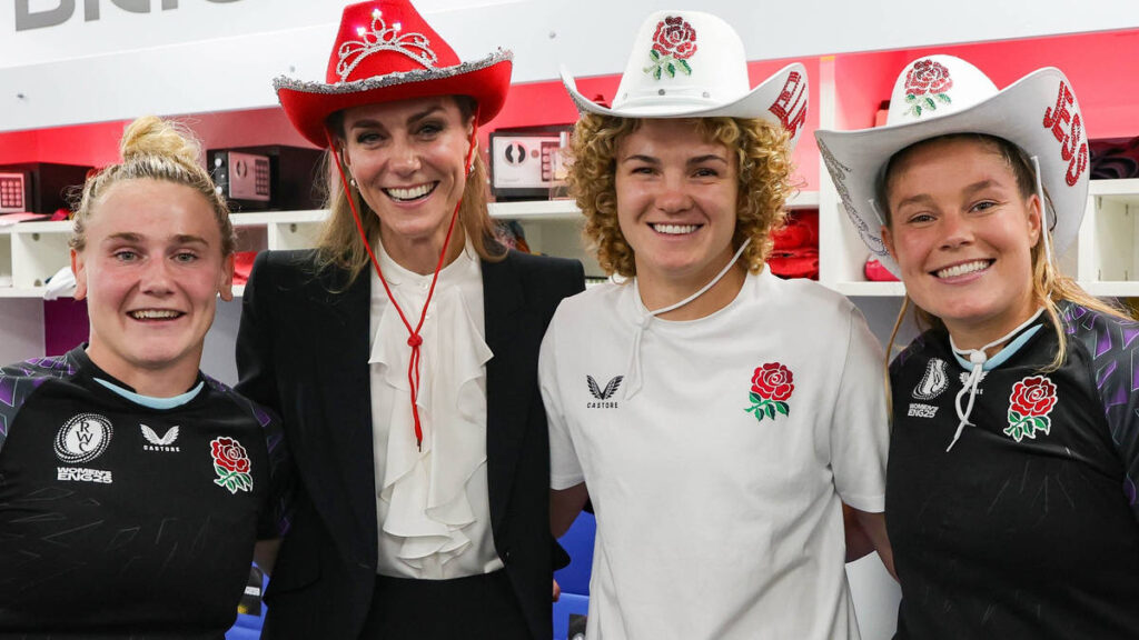 'We’re so proud of you': Princess of Wales wish Women's rugby team good luck ahead of World Cup final