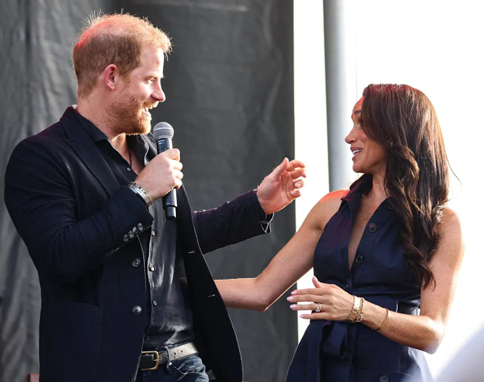 Prince Harry And Meghan Markle On Stage At One805 Live 2025