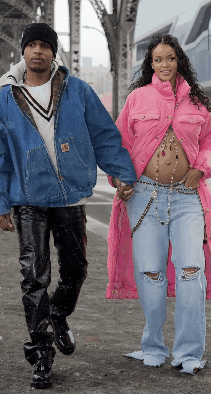 Everything about Rihanna and ASAP Rocky’s style effortlessly works together