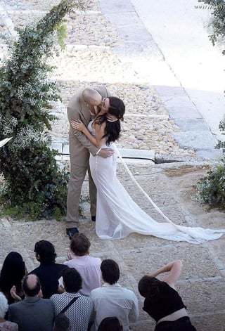 Charli XCX and husband George Daniel at their second wedding ceremony in Sicily