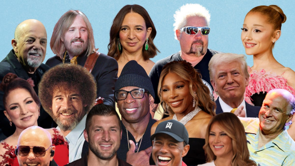 Vote in second poll to find top 25 celebrities