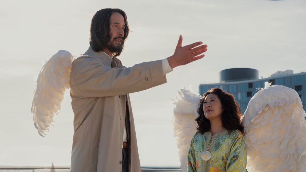 'Good Fortune' star Keanu Reeves loves angel role with Seth Rogen