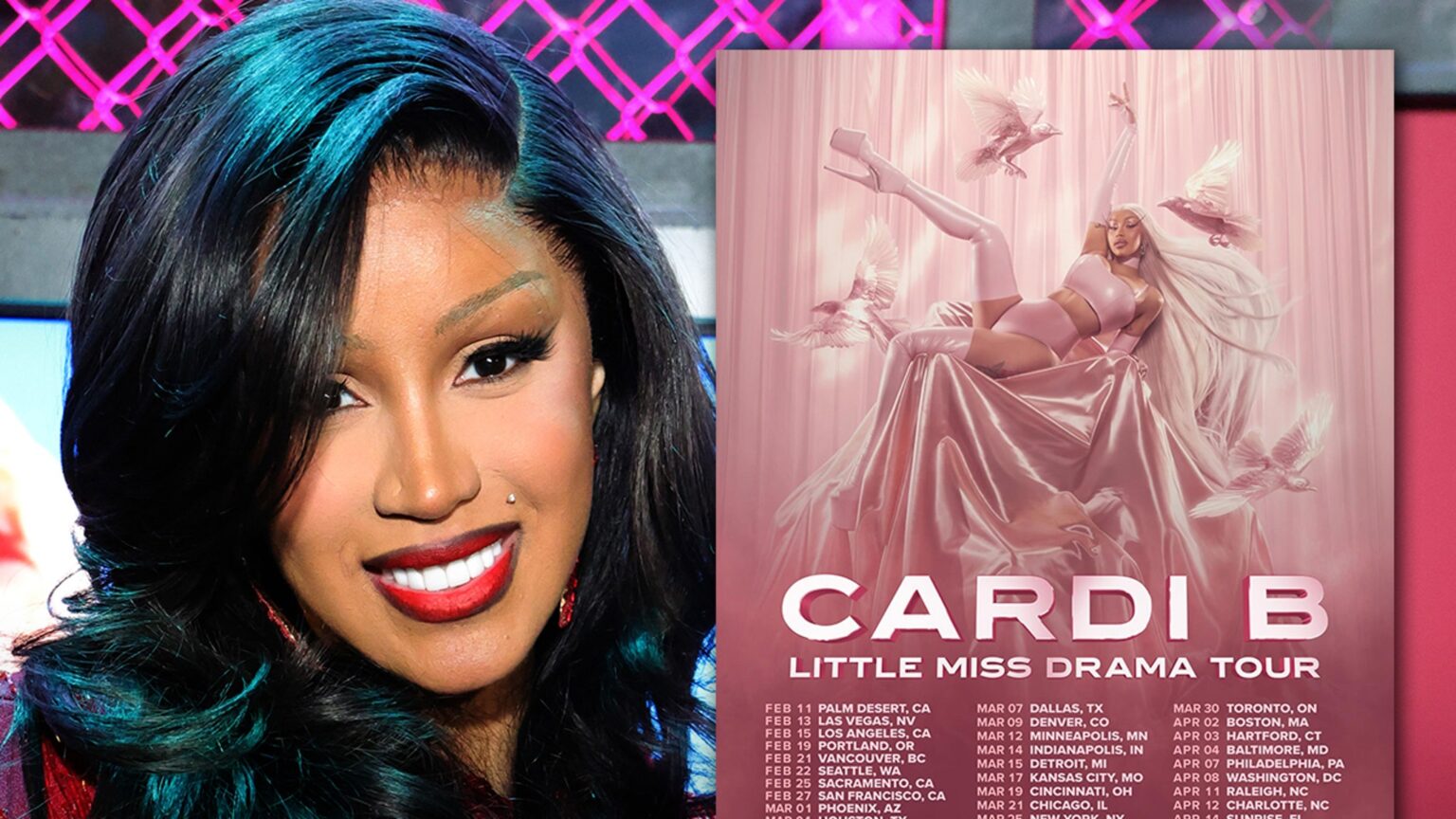 Cardi B Announces ‘Little Miss Drama’ Tour for 2026 Cardi B Announces 'Little Miss Drama' Tour for 2026