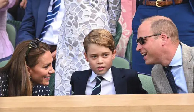 Getty Kate Middleton, Prince George, and Prince William