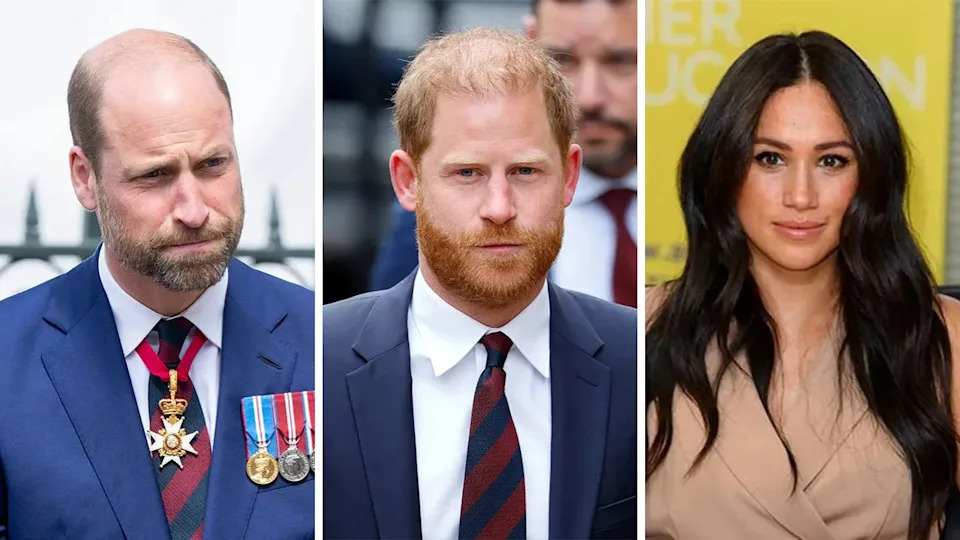 Prince Harry, Prince William, Meghan Markle