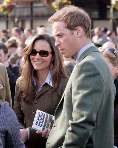 Getty Kate Middleton and Prince William on March 13, 2007