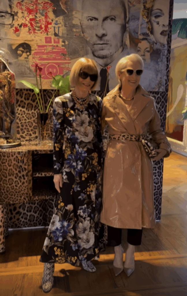 Fashion icons Anna Wintour and Meryl Streep spotted front row at Dolce & Gabbana’s Milan showcase
