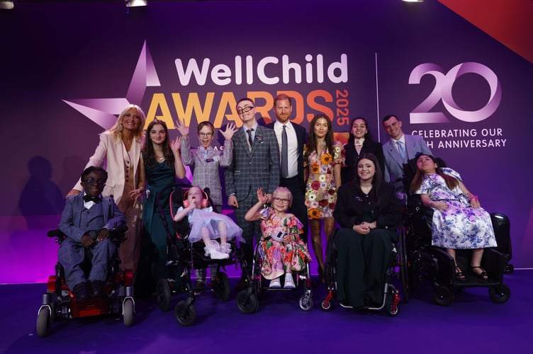 The WellChild Awards 2025, in association with GSK, with charity patron Prince Harry, the Duke of Sussex as the guest of honour, at the Royal Lancaster Hotel, London. 8th September 2025Picture by Andrew Higgins/Thousand Word Media Ltd© Thousand Word Media Ltd 2025. No unauthorised sales or syndication. Contact for more information:mob: (+44) 07775556610email: antony@thousandwordmedia.comweb: www.thousandwordmedia.comThe photographic copyright (© 2025) is exclusively retained by the works creator at all times and sales, syndication or offering the work for future publication to a third party without the photographer's knowledge or agreement is in breach of the Copyright Designs and Patents Act 1988, (Part 1, Section 4, 2b). Please contact the photographer should you have any questions with regard to the use of the attached work and any rights involved. 