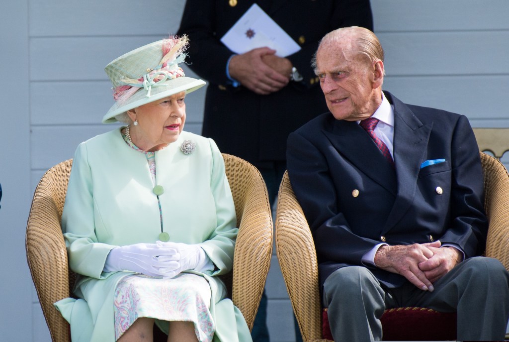 The queen and prince philip