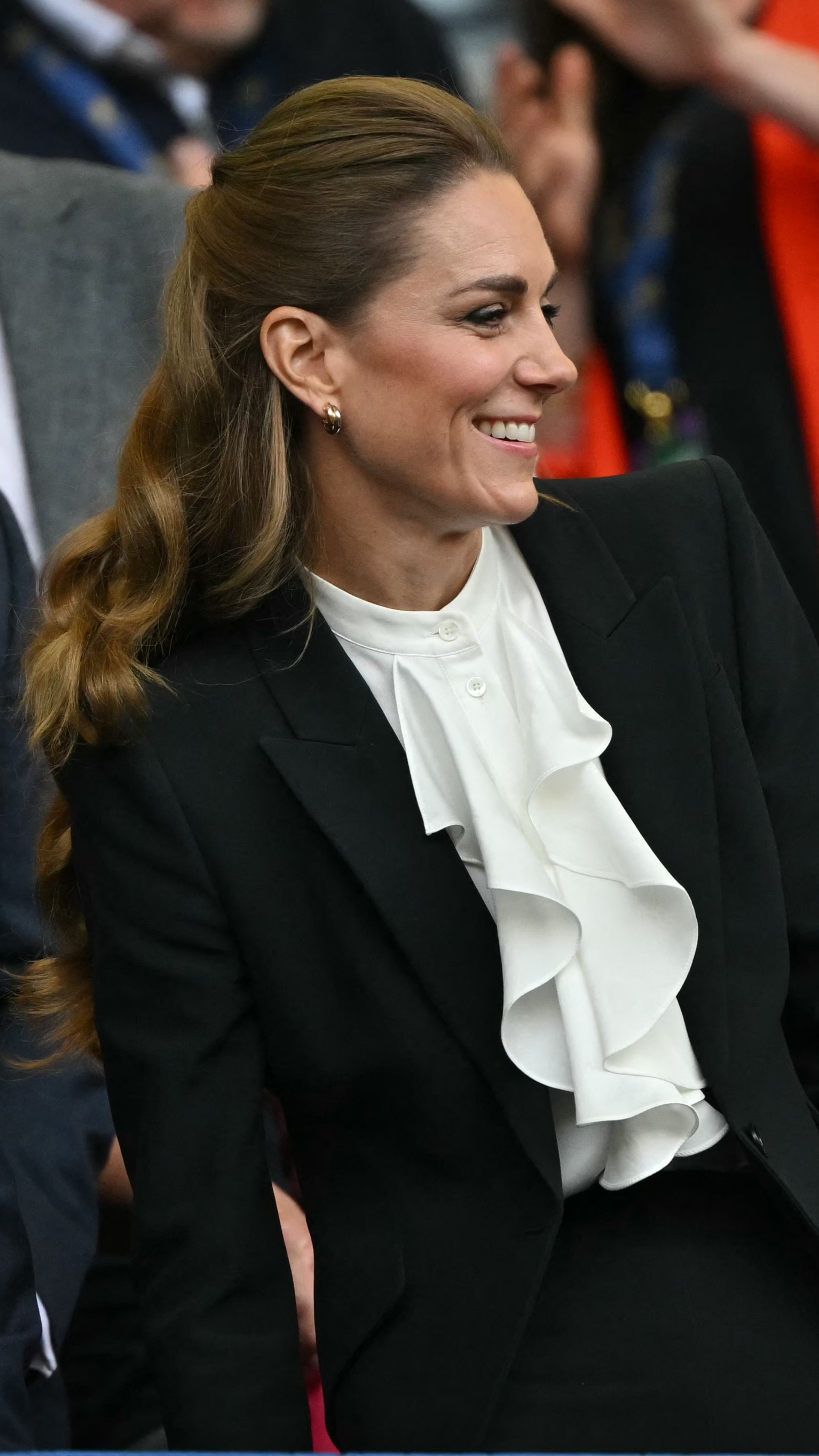 Catherine, Princess of Wales attends the Women's Rugby World Cup pool A match between England and Australia