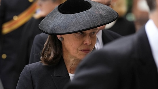 Lady Sarah Chatto arriving for the Requiem Mass service for the Duchess of Kent, at Westminster Cathedral, central London. September 16, 2025. This is the first Catholic funeral service held for a member of the royal family in modern British history. Katharine, the wife of the late Queen's cousin the Duke of Kent, converted to Catholicism in 1994. Jordan Pettitt/Pool via REUTERS(via REUTERS)