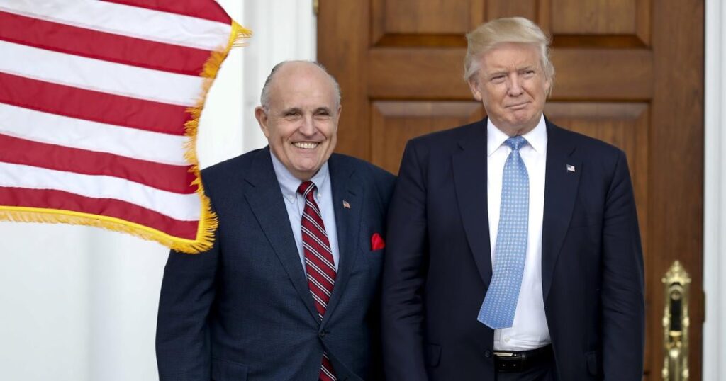 In disappointing news: Trump says he will award Rudy Giuliani the Presidential Medal of Freedom