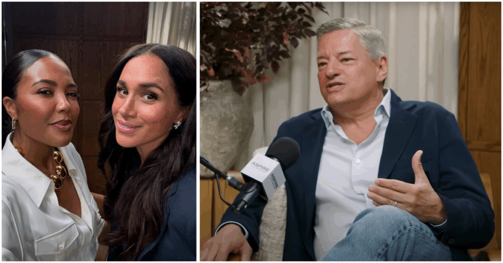 Ted Sarandos Praises Meghan and Harry’s Influence on Emma Grede Podcast Ted Sarandos Praises Meghan and Harry’s Influence on Emma Grede Podcast