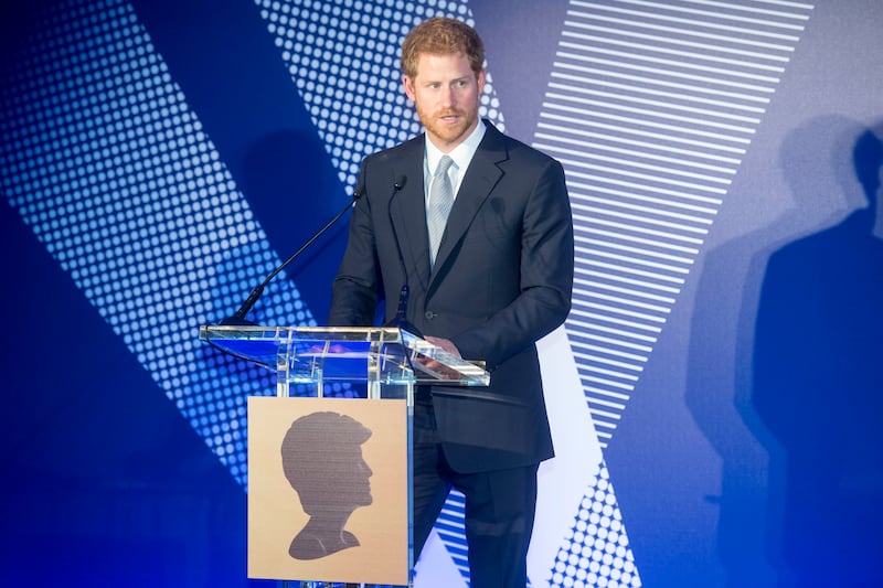Harry has previously spoken in person and remotely at Diana Award events (Geoff Pugh/Daily Telegraph)