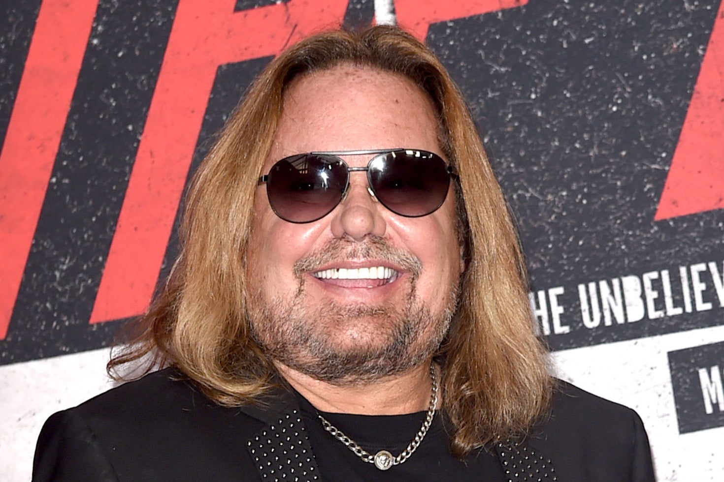 Vince Neil at the premiere of Netflix's Mötley Crüe biopic 'The Dirt' in Hollywood in 2019