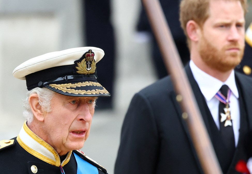 King Charles III and Prince Harry, Duke of Sussex