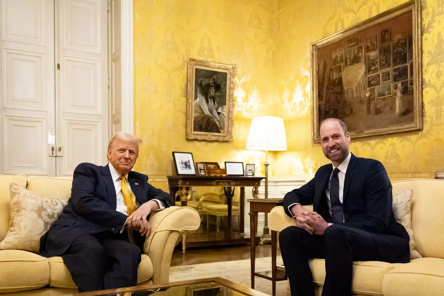 Trump piled on the praise for Prince William in his speech, which many saw as a barb at Prince Harry (Aaron Chown - Pool/Getty Images)