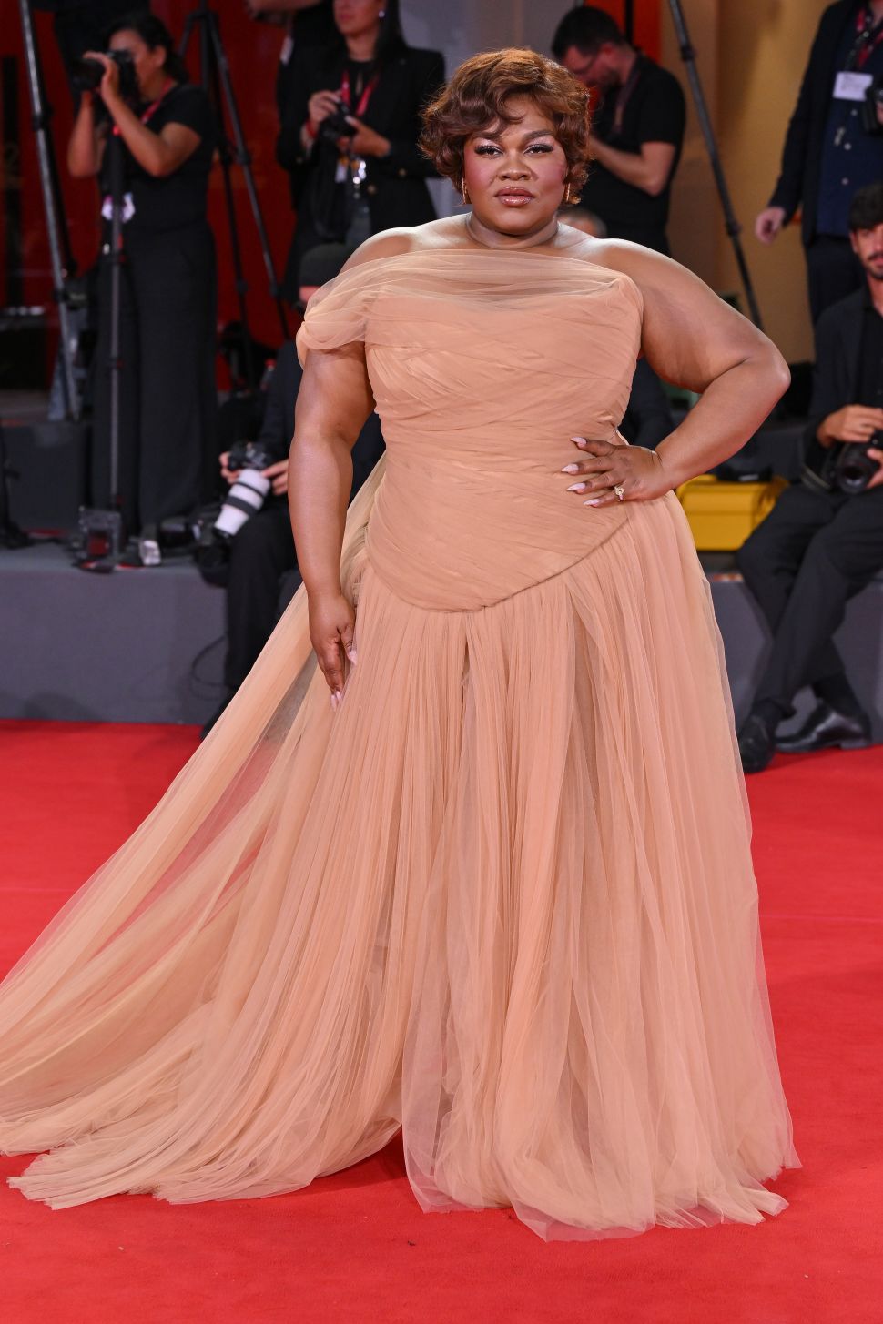 Filming Italy Venice Award Delegation Red Carpet - The 82nd Venice International Film Festival