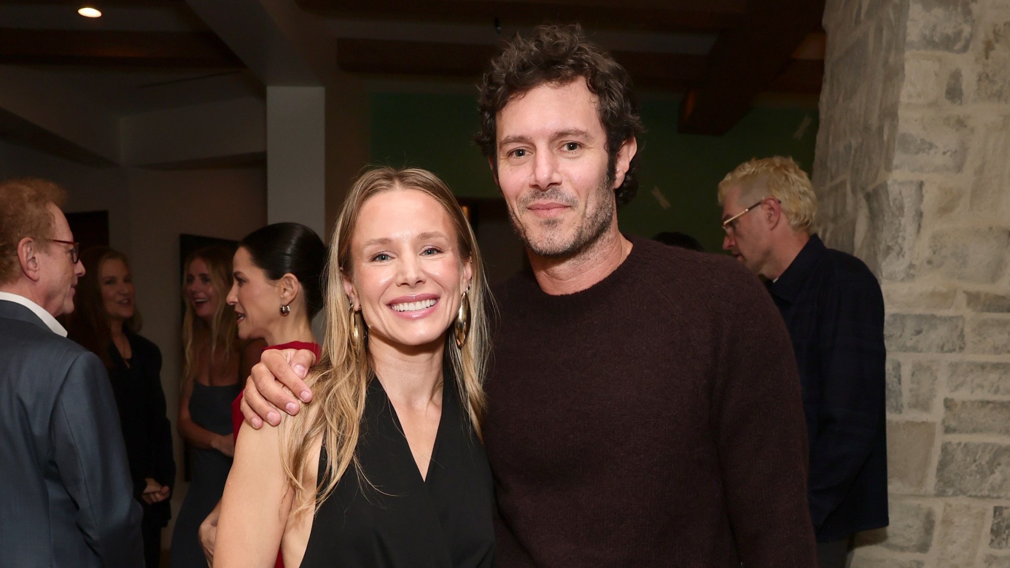Kristen Bell and Adam Brody attend Netflix's 2025 Emmy's Toast on Sept. 12 in Studio City.