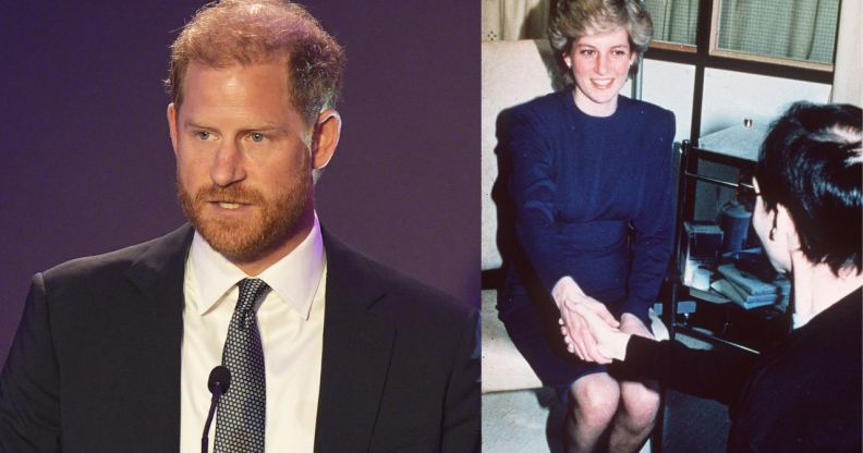 Prince Harry (L) has joined a new UNAIDS campaign. (Getty)